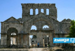 ندوب الحرب على دير سمعان الأثري في سورية