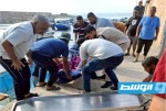 غرق شخصين من عائلة واحدة في شاطئ الخمس