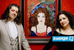 فنان إيراني رسم امرأة أحلامه ثم تزوج بها