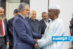تكالة يبحث مع وفد مجلس الشيوخ التشادي تعزيز العلاقات الثنائية بين البلدين
