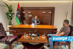 رئيس نادي الاتحاد يقدم للمنفي إحاطة بشأن أحداث مباراة السويحلي