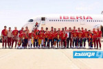 استقبال الأبطال.. طائرة منتخب إسبانيا تحط في مدريد حاملة كأس العالم