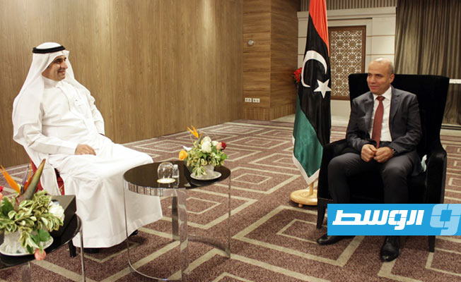 اللافي يلتقي السفير السعودي بمقر إقامته في تونس