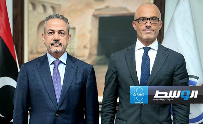 بن قدارة يستعرض مع أورلاندو مقترحات لمشروعات طموحة بقطاع النفط