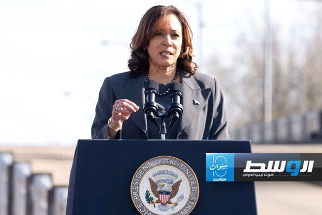نائبة الرئيس الأميركي تعرب لغانتس عن «قلق بالغ» إزاء الوضع في غزة
