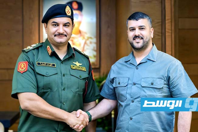 قعيم يطلع صدام حفتر على المستجدات الأمنية