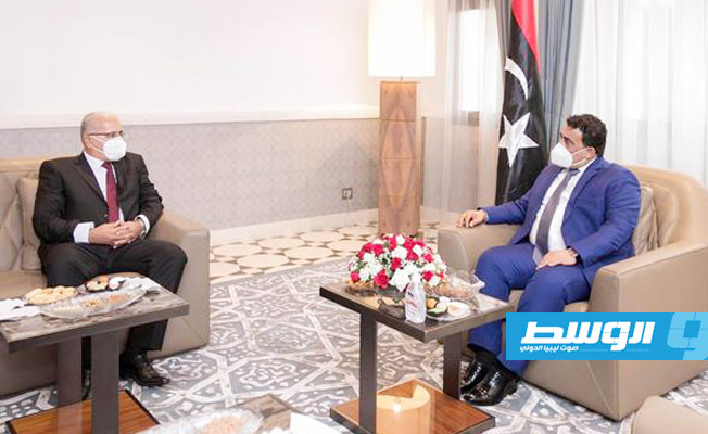 المنفي يشيد بالدعم الجزائري المتواصل لقضايا ليبيا