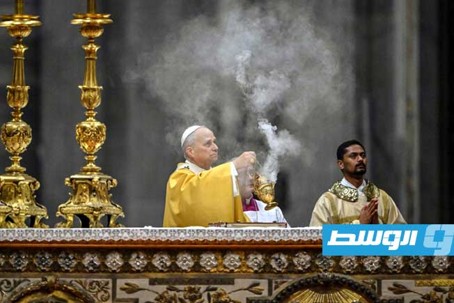 للمرة الأولى.. لاوون الرابع عشر يرأس قداس عيد الميلاد