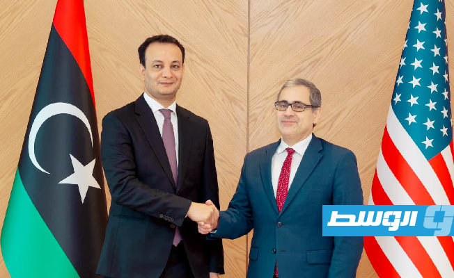 بلقاسم حفتر وبرنت يبحثان التحضيرات للمنتدى الليبي - الأميركي في الولايات المتحدة