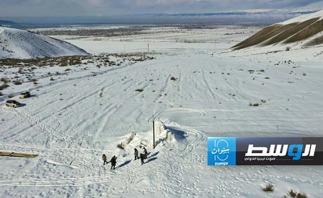 الأنهر الجليدية الصناعية تمنع الجفاف في قرغيزستان وتوفر المياه للمزارعين