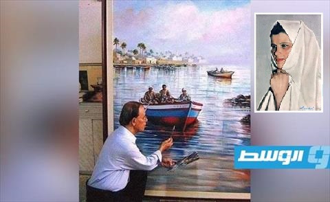 مدرس الرسم الفنان الليبي عبد السلام النطاح