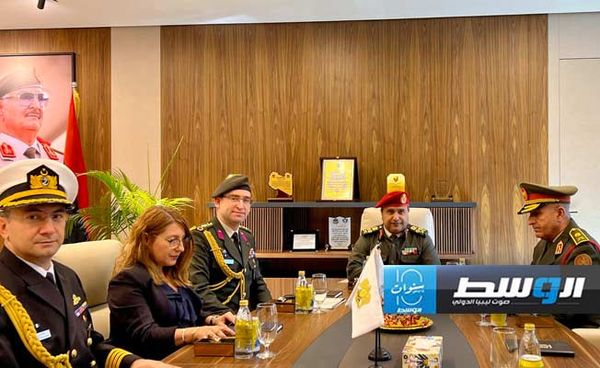 التميمي يبحث التعاون المشترك مع الملحق العسكري التركي لدى ليبيا