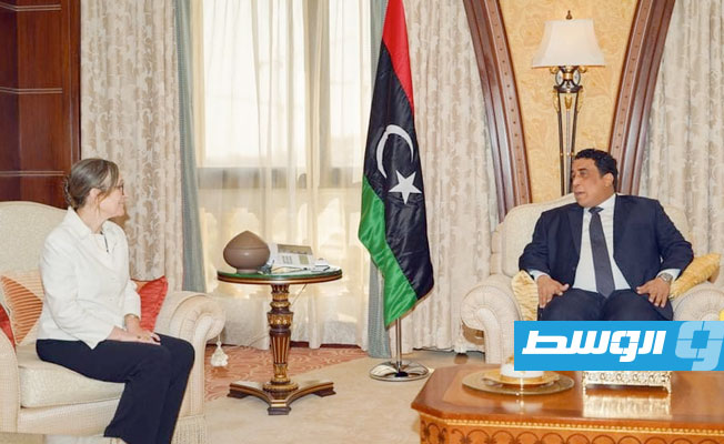 بودن تؤكد للمنفي استمرار دعم تونس للشعب الليبي