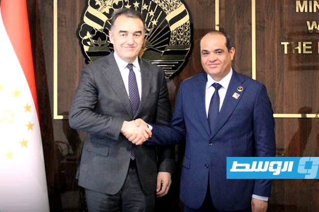 عويدان يناقش مع نظيره الطاجيكي التعاون في إدارة الموارد المائية وإنشاء السدود