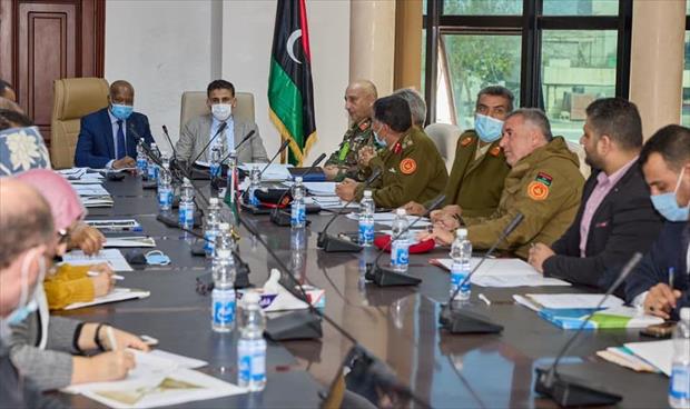 النمروش يبحث مع وزير العمل آلية استيعاب «القوى المساندة» داخل مؤسسات الدولة