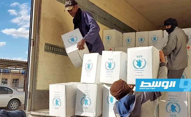 برنامج الغذاء العالمي يقدم 758 حصة غذائية للنازحين في بني وليد