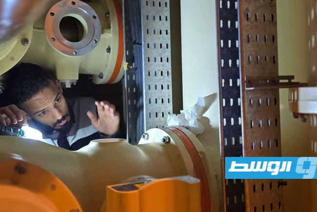 96 ساعة عمل دون توقف تُعيد تشغيل محطة محولات راس لانوف