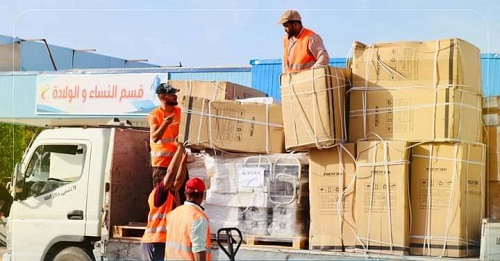 وصول شحنة أجهزة طبية لمستشفى «بن سينا» في سرت