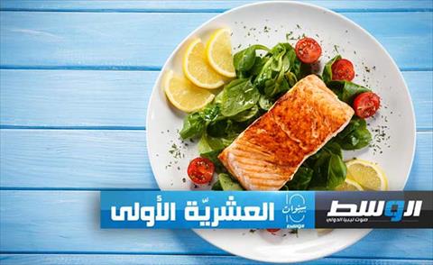فيليه السمك مع النودلز