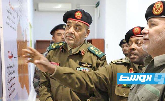 بالصور.. الجويلي وعبدالباسط مروان في مقر حرس المنشآت النفطية