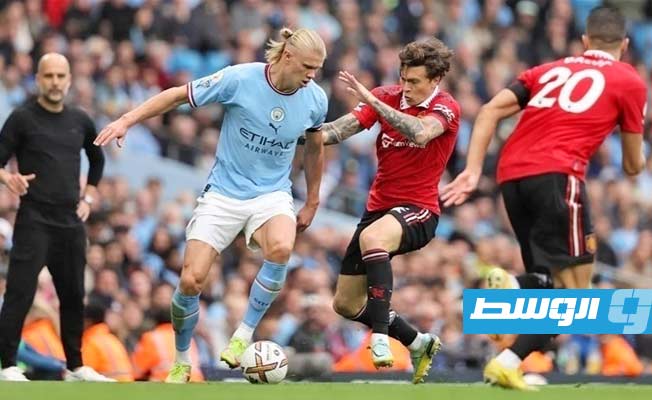 مانشستر يونايتد في صدام ناري مع السيتي بالدوري الإنجليزي
