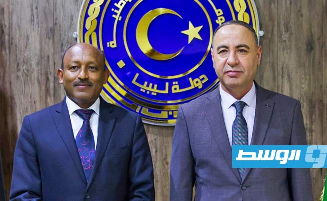 حكومة الدبيبة تبحث إعادة فتح السفارة الإثيوبية