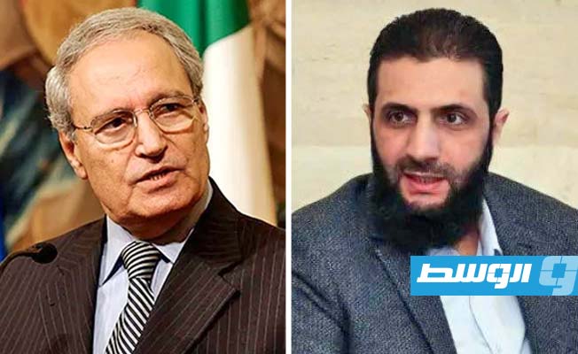 قائد الإدارة الجديدة في سورية يلتقي فاروق الشرع ويدعوه لحوار وطني