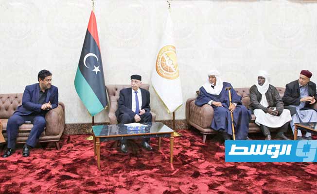 Delegation from Kufra meets with Aguila Saleh in Benghazi