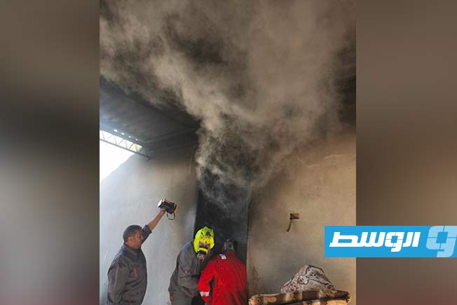 إخماد حريق جديد في منزل بالأصابعة دون إصابات