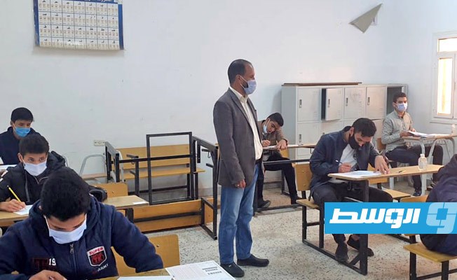 1755 طالبا وطالبة يؤدون امتحانات الدور الأول للشهادة الإعدادية في بني وليد