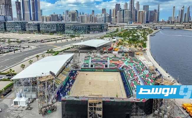 رقم قياسي.. الإمارات تشيد ملعب مونديال الكرة الشاطئية في 25 يوما