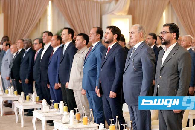 حفتر وحماد وبلقاسم في مرزق لافتتاح مشاريع تنموية
