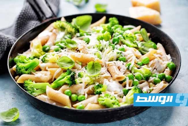 معكرونة بالخضراوات الموسمية