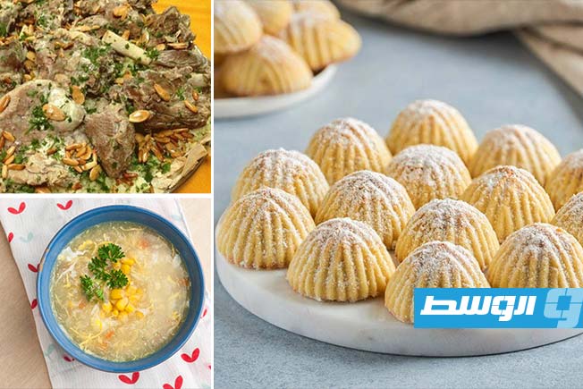 المنسف الأردني باللحم على مائدة اليوم الواحد والعشرين من رمضان