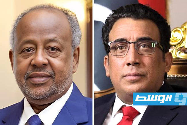 المنفي يتلقى برقية تهنئة بالعيد من رئيس جيبوتي
