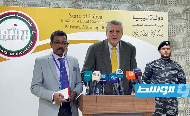 كوبيش يعقد لقاء مع عميد وأعضاء «بلدي مصراتة»