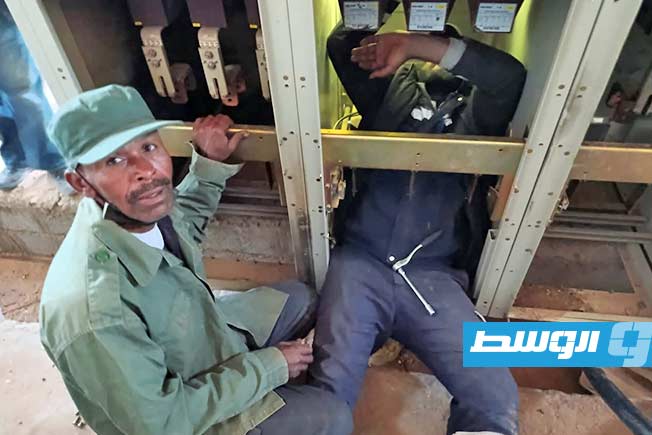 «الكهرباء»: شحن محطة تحويل «وديان تراغن»