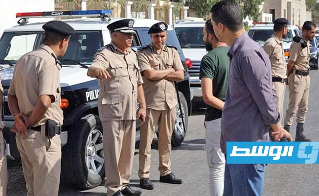 قوة من مديرية أمن طرابلس تشارك في تأمين ترهونة