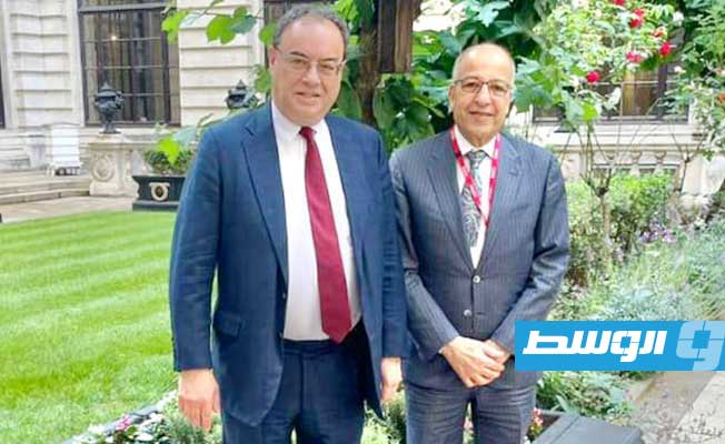 خطة توحيد المركزي في لقاء الكبير مع محافظ بنك إنجلترا