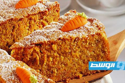 كيكة الجزر بالقرفة والمكسرات