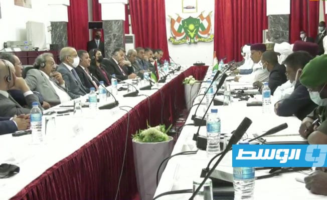 الدبيبة يجتمع مع نظيره النيجري في نيامي (فيديو)
