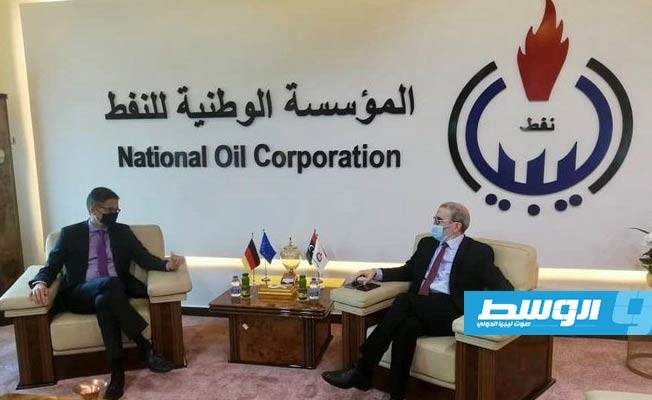 السفير الألماني يؤكد لصنع الله دعم بلاده لإنهاء الإقفال النفطي