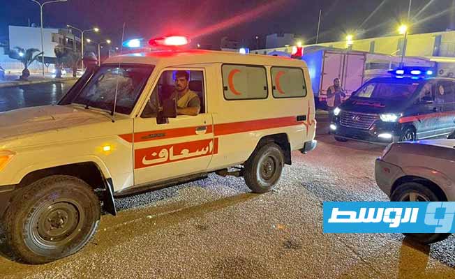 جهاز الإسعاف: إخلاء المنطقة المجاورة لانفجار زليتن وإصابة شخص باختناق