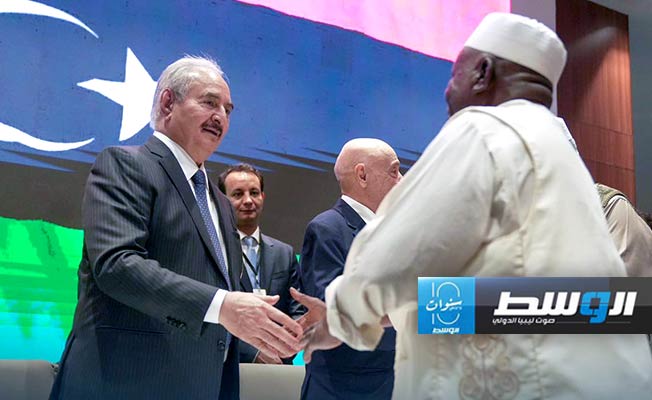 حفتر وعقيلة يشهدان توقيع «هدنة المصالحة» بين الأهالي والتبو بمرزق