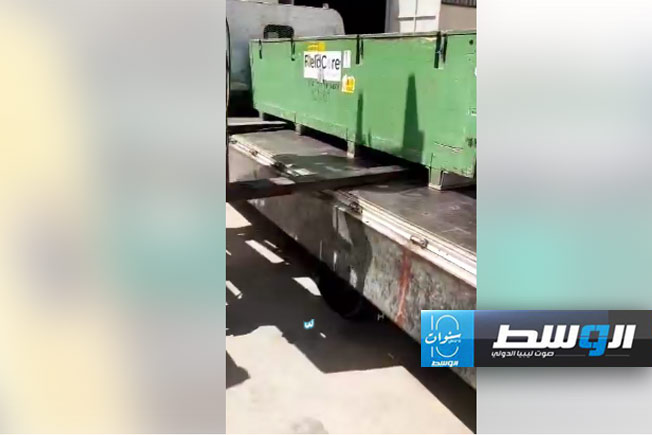 وصول قطع غيار إلى محطة كهرباء الزاوية