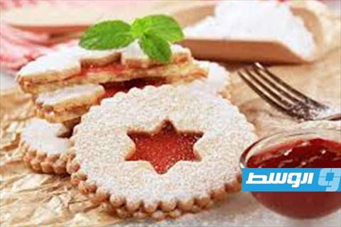 بسكويت بمربى الفراولة