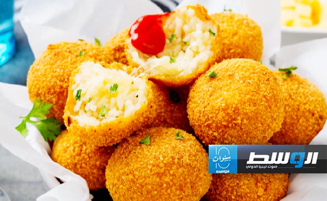 كرات البطاطس بالخضار