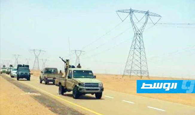 وصول قوة عسكرية إلى منطقة الوادى الأحمر شرق سرت