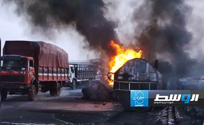 شاهد: ارتفاع حصيلة انفجار صهريج وقود في نيجيريا إلى 140 قتيلا