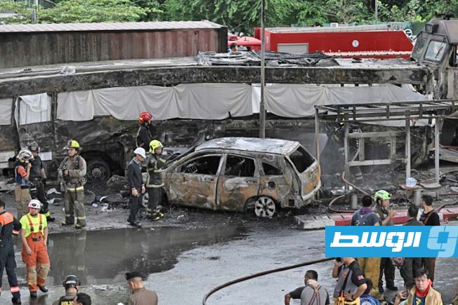 تايلاند: ثمانية قتلى في تصادم قطار شحن وحافلة في بانكوك (فيديو)